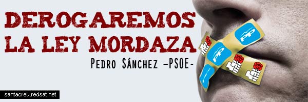 La Ley Mordaza, Pedro Sánchez y el gatopardismo