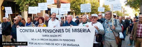 Los jubilados y pensionistas comprados con un 3%