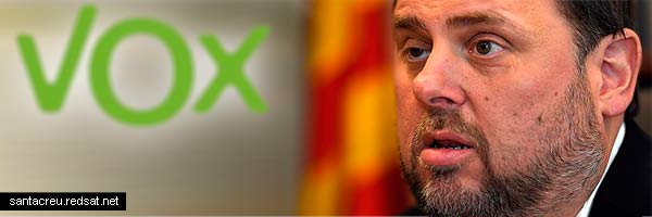 Vox el único partido que planta cara a los golpistas catalanes del Procés