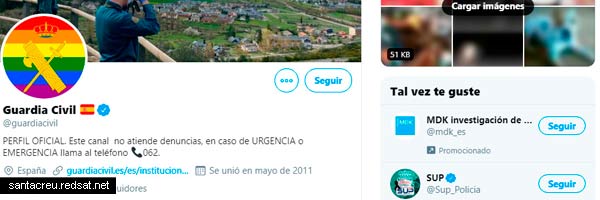 Día del orgullo y la Guardia Civil