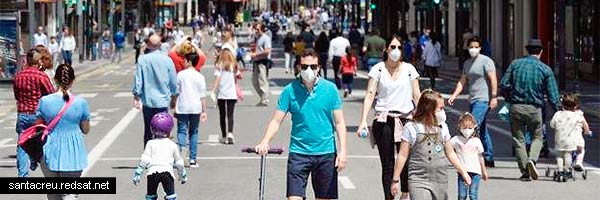 Coronavirus Los niños salen a la calle COVID-19
